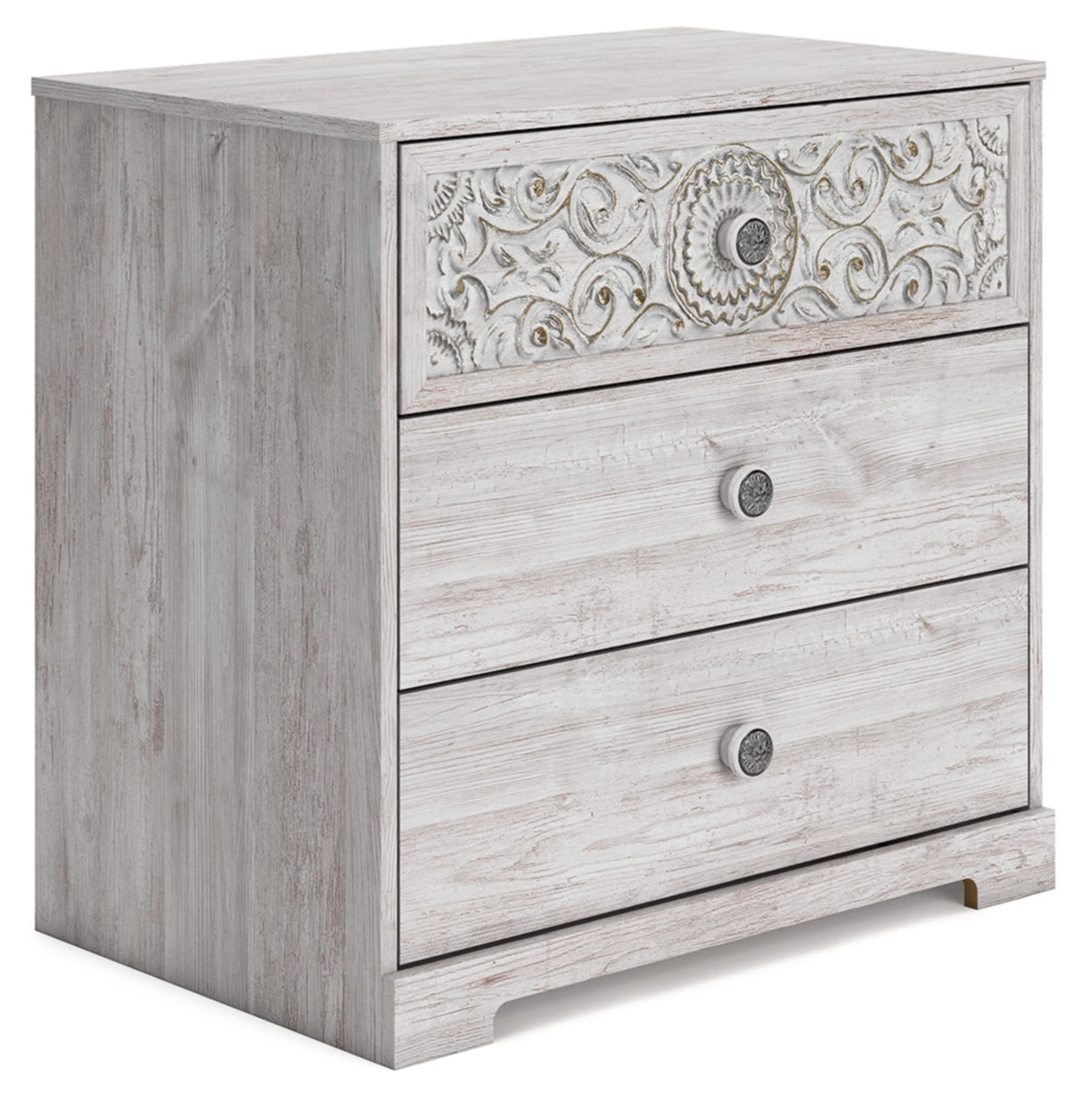 Paxberry Coastal 3 Drawer of Drawers Chest with Ball-bearing Construction