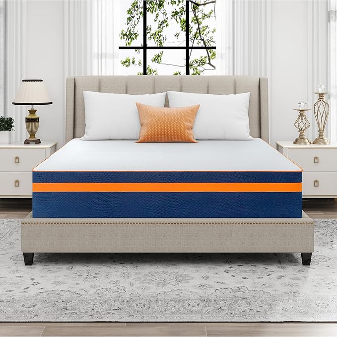 Twin Mattress, 6 Inch Memory Foam Mattress for Kids