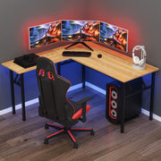 L Shaped Desk Folding Computer Desk, L Desk Home Office Desk