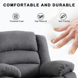 Classic Power Recliner Chair, Oversized Electric Overstuffed Chair with Soft Cushion