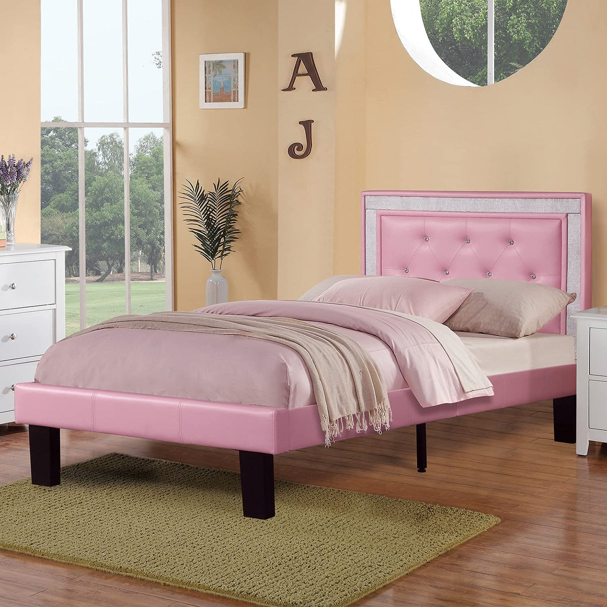 F9375T Bobkona Heartland, Twin, Pink