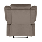 Azrael Fabric Manual Reclining Chair, 37.5" W, Chocolate