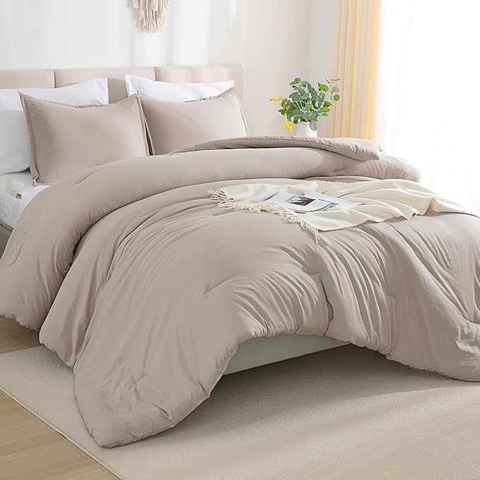 Sage Green California King Comforter Set - 7 Pieces Bed in a Bag Cal King Bedding