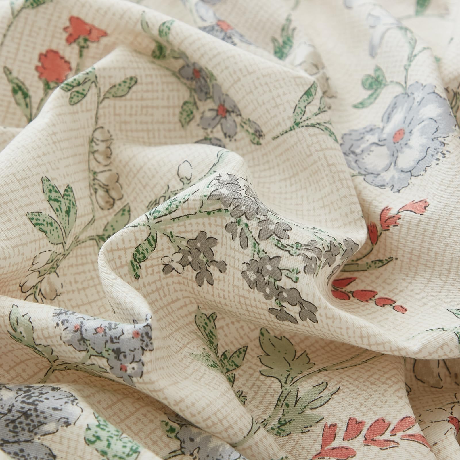 Floral Comforter Set King Size Green Floral Bedding Set