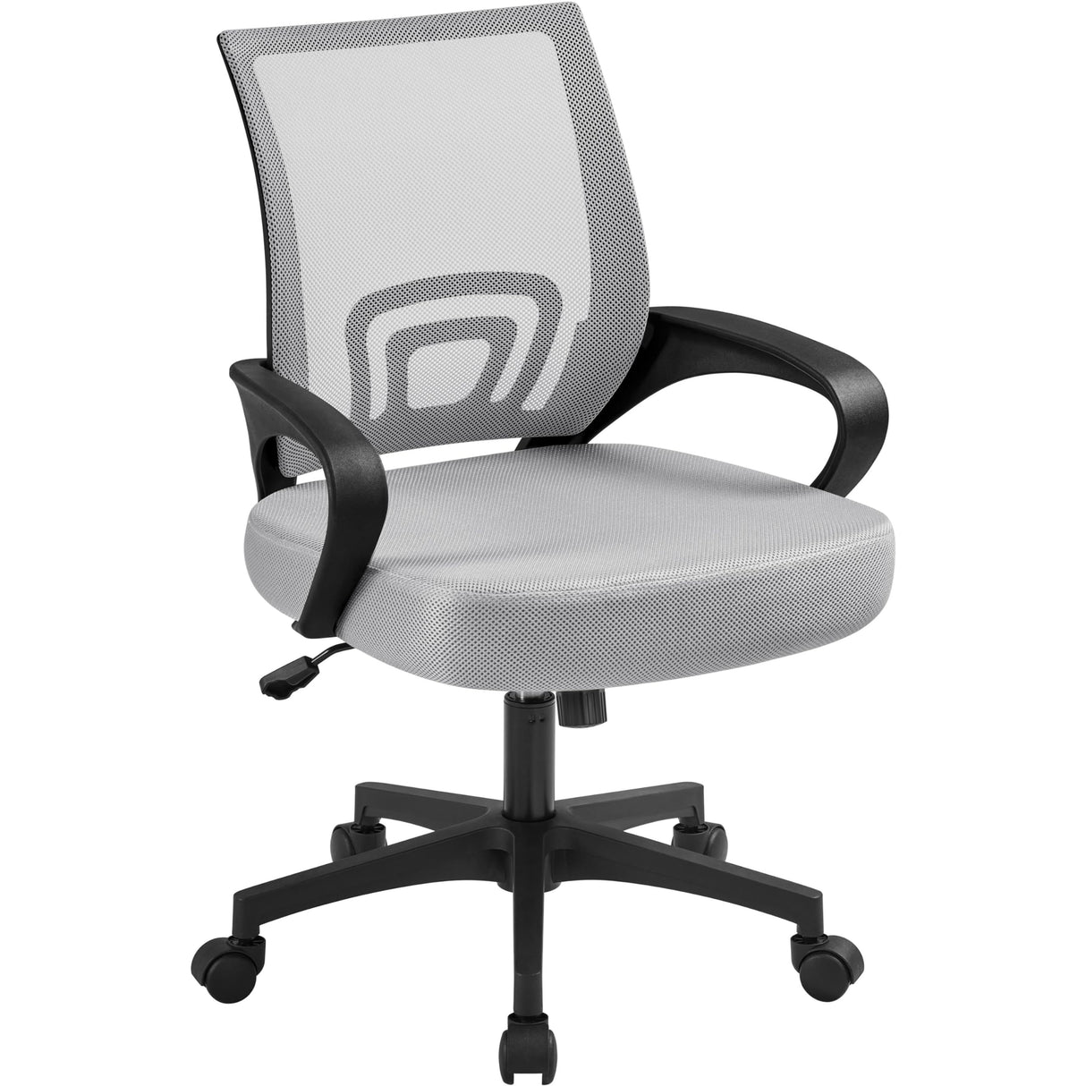 Ergonomic Office Chair Mid Back Computer Chair Mesh Desk Chair with Lumbar Support