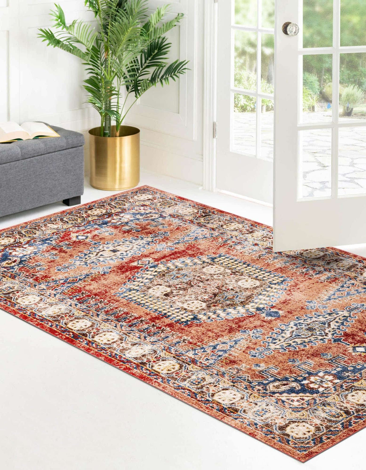 Utopia Collection Area Rug - Larissa (6' 1" x 9' Rectangle