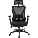 Office Desk Chair, Ergonomic Computer Desk Chair with Adjustable Headrest Armrests