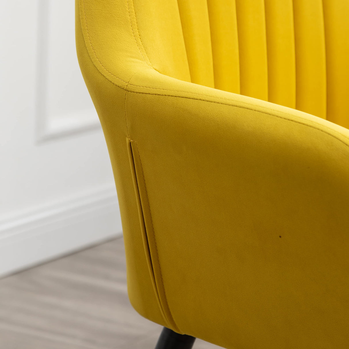 Tuchico Accent, one chair, Yellow Velvet