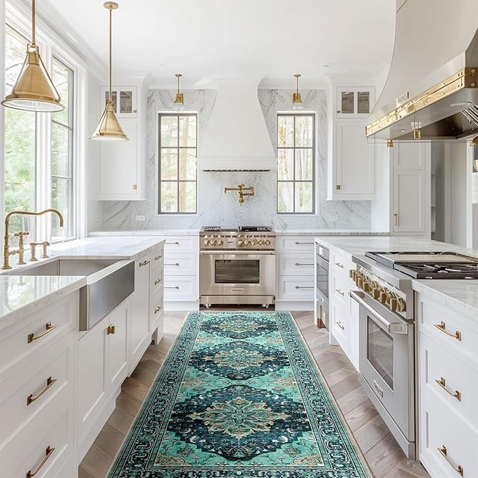 Area Rugs 5x7, Washable Rug, Non-Slip, Rugs for Living Room, Kitchen Rugs, Rugs