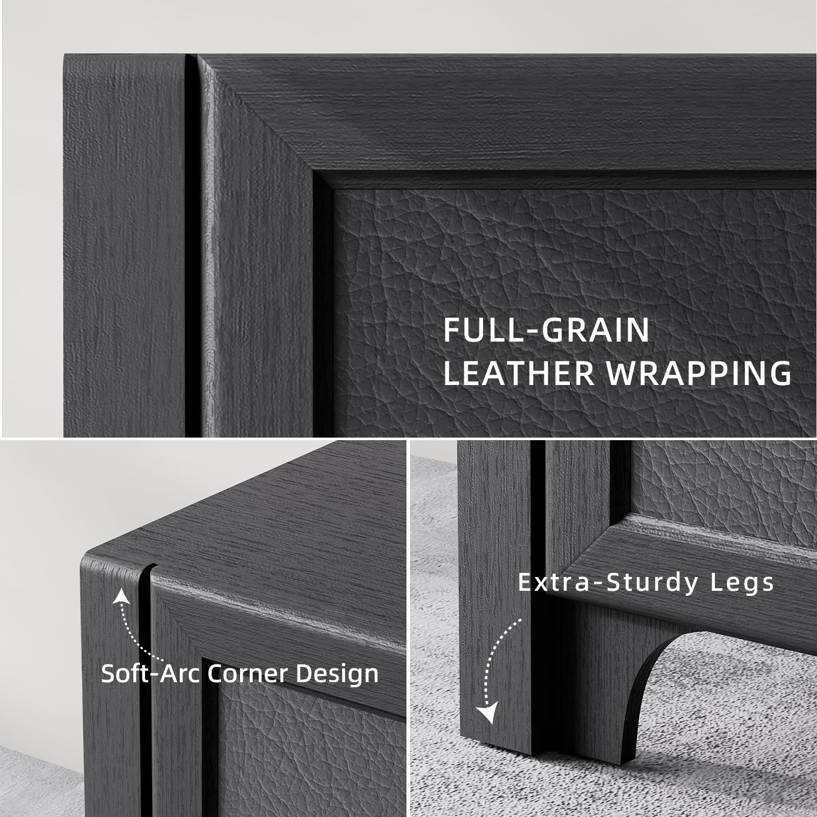 70" Modern TV Stand for 65-70 Inch TVs - Black Media Console