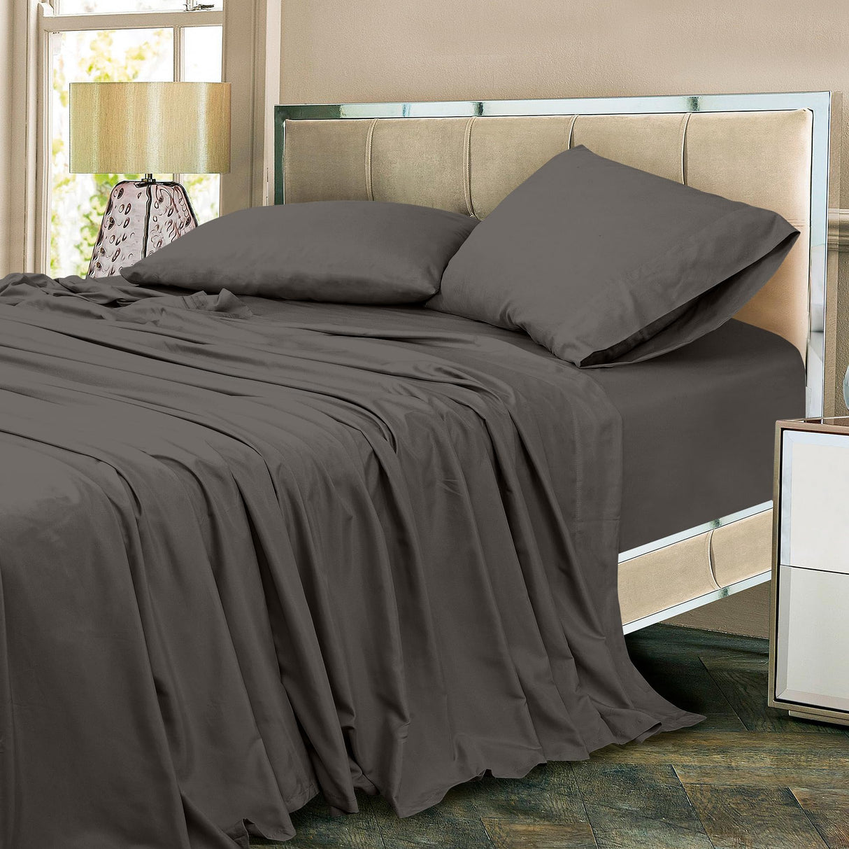 300 Thread Count 100% Long Staple Combed Cotton Sheet Set - 4 Piece Full