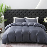 100% Cooling Duvet Cover Queen Rayon Derived from Bamboo Comforter Cover