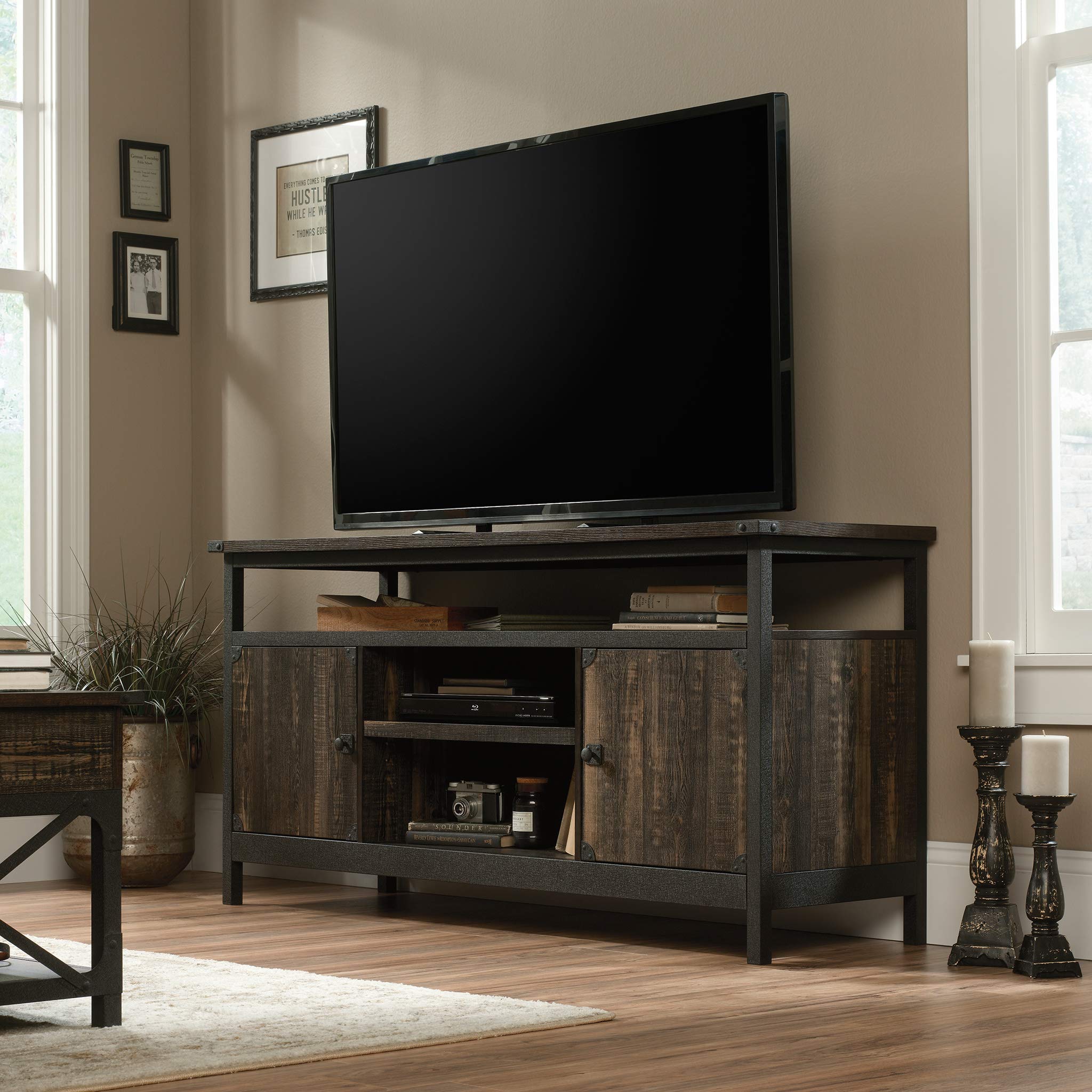 Steel River Metal & Wood Credenza with Doors