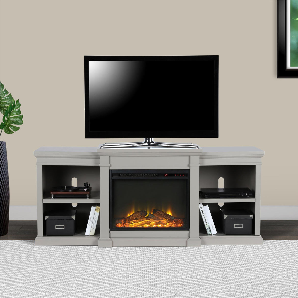 Manchester Electric Fireplace TV Stand for TVs up to 70",