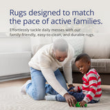 Terra Cream 8' x 10' Area Rug - Geometric Lines Pattern