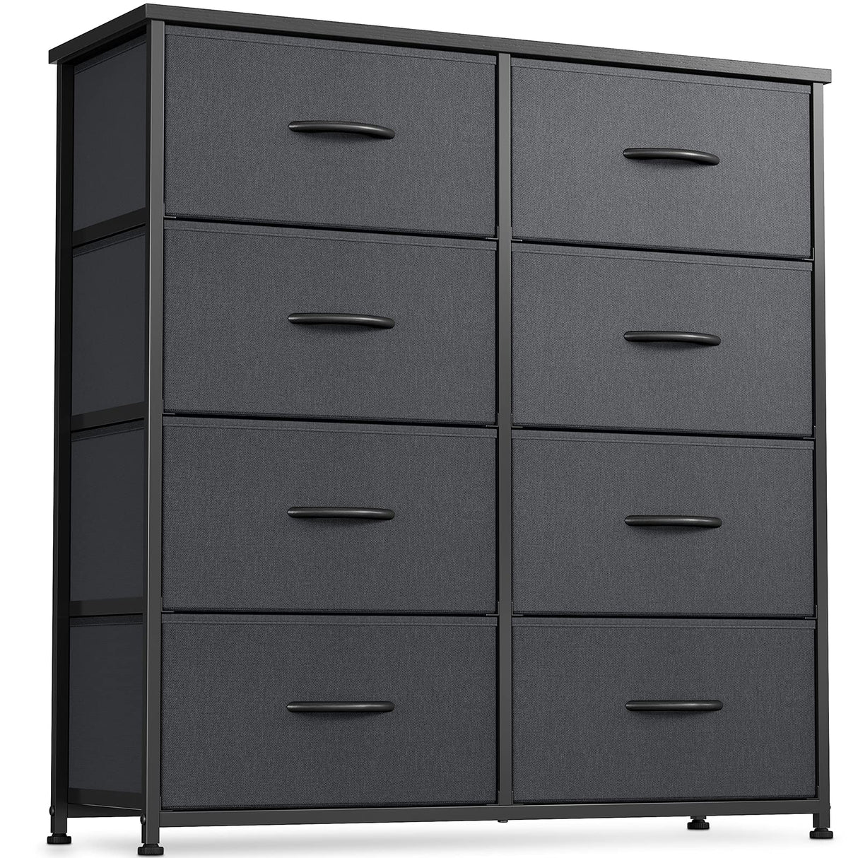 Dresser for Bedroom, Tall Fabric Dresser of Chest with 8 Drawers Storage Organizer,