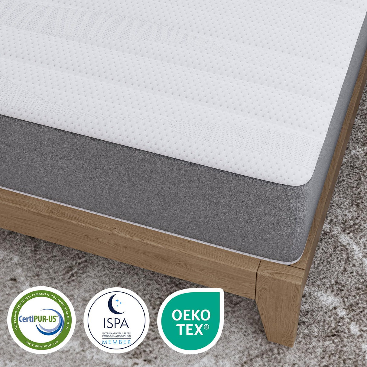 Twin Size Mattress, 10 Inch Memory Foam Mattress Twin for Cool Night Sleep & Pain Relief & Motion Isolating,