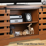 Farmhouse TV Stand for Televisions up to 65 Inches, Modern Entertainment Center