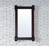 22 in. Mirror in Burnished Mahogany Finish