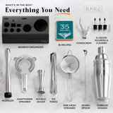 Mixology Bartender Kit Bar Set | 14-Piece Cocktail Shaker Set