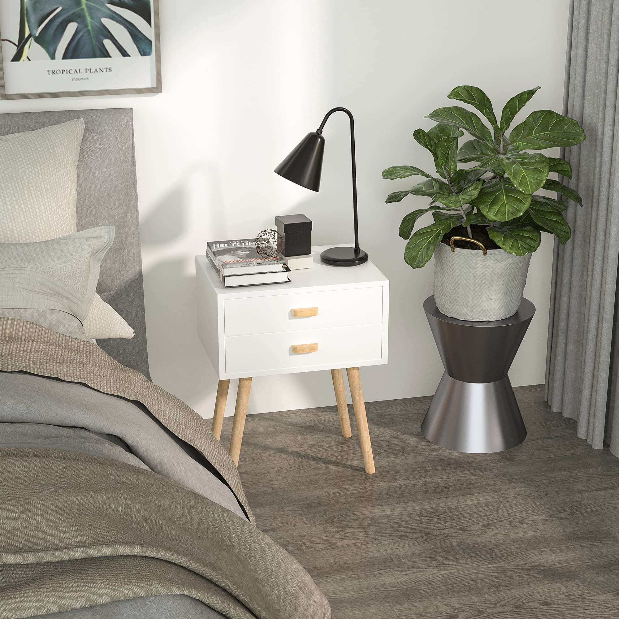 Night Stands Set of 2, Nightstand