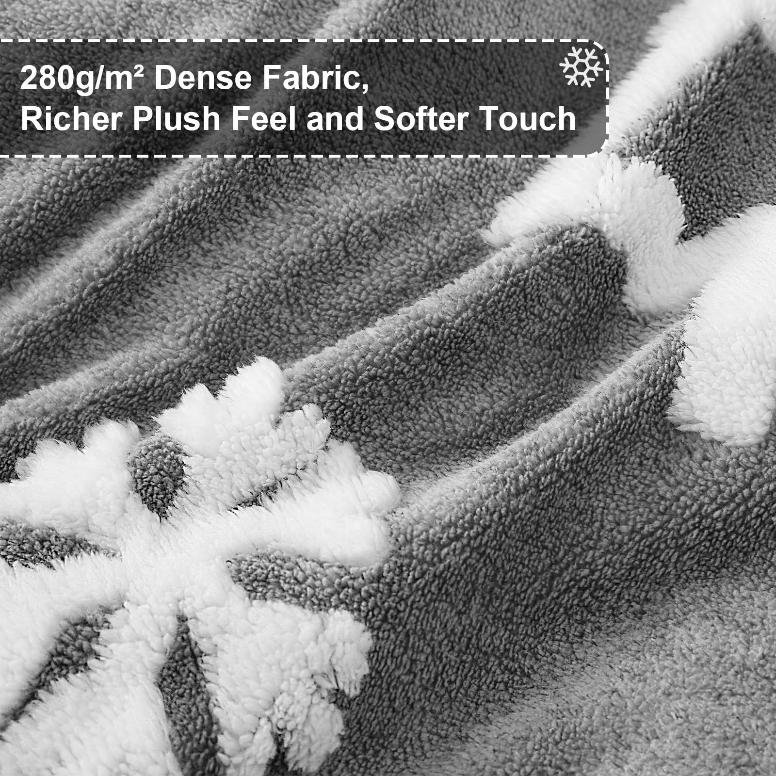 Christmas Tree Jacquard Queen Comforter Set - 3 Piece Winter Bedding