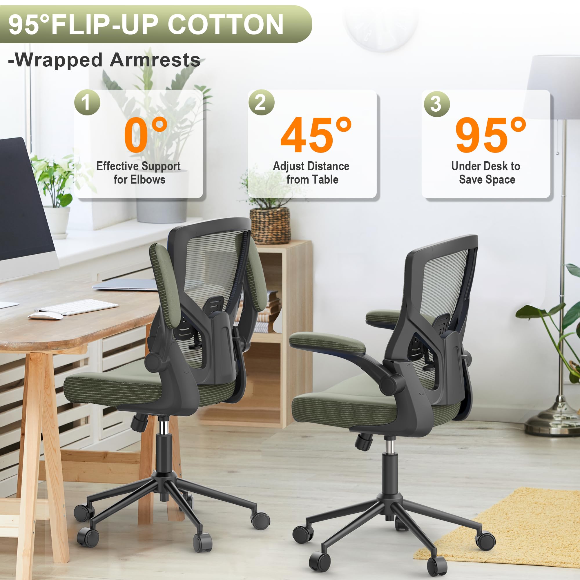 High Back Ergonomic Office Chair with Lumbar Support
