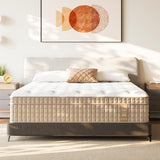 Queen Mattress, 14 Inch Hybrid Queen Size Mattress in a Box, Firm Queen Mattress