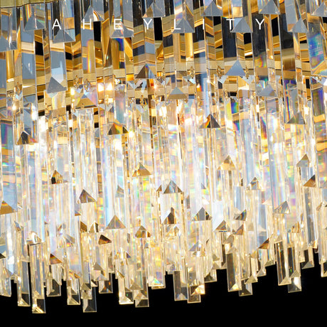 Gold Chandelier Crystal Modern Chandeliers Lighting Pendant Lights Fixtures