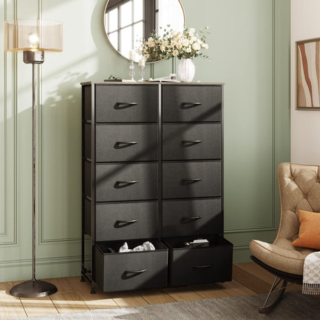 Tall Dresser for Bedroom with 10 Drawers, Chest of Drawers, Dressers