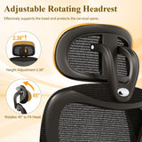 Ergonomic Office Chair with Adjustable Lumbar Support
