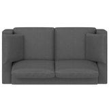 Charlie Sofa in 100% Recycled Polyester Tightly Woven Performance Fabric, Pebble Grey,