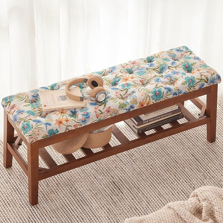 Upholstered Shoe Bench Entryway Bench for Bedroom, End of Bed