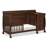 Kalani 4-in-1 Convertible Crib and Changer Combo in Espresso