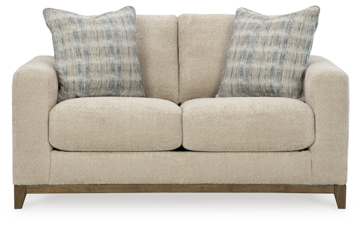 Signature Design by Ashley Parklynn Classic Loveseat for Living Room, Beige