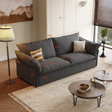 Cloud Couch, 86 Inch Dark Blue Loveseat Sofa with Deep Seat Cushion