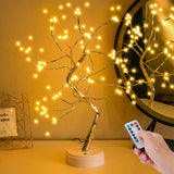 20” 108LED Fairy Sparkly Tree Lamp with Remote Control, USB&3AA Powered 8 Modes,