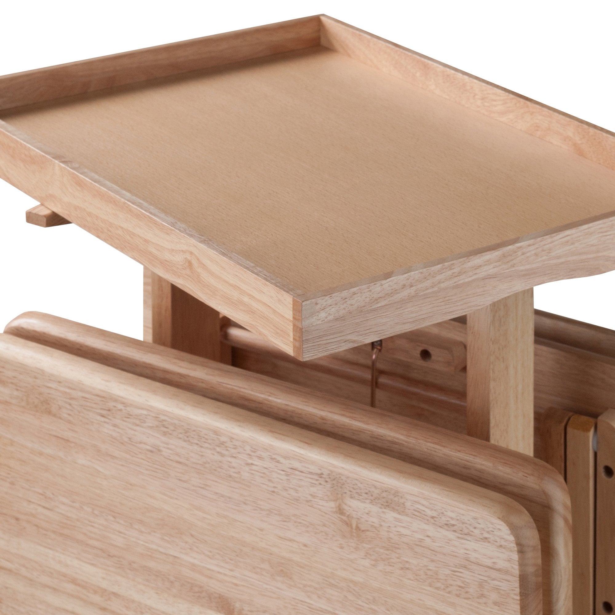 6-Piece Snack Table, Natural (42820)