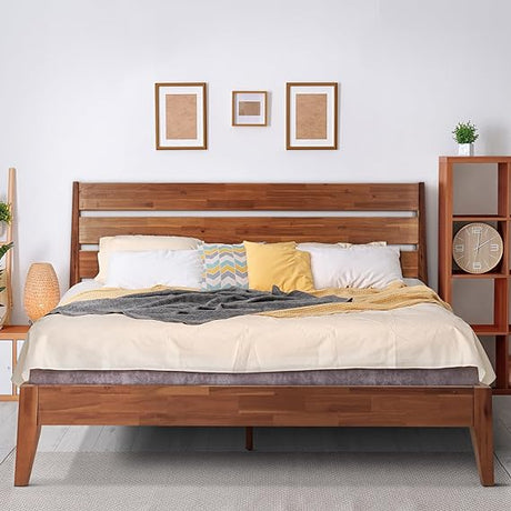 Wooden Frame with Headboard