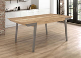 Nogales - Rectangular Wood Dining Table with Acacia Brown Top