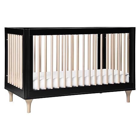 3-in-1 Convertible Crib with Toddler Bed Conversion Kit in Canyon/Washed Natural,