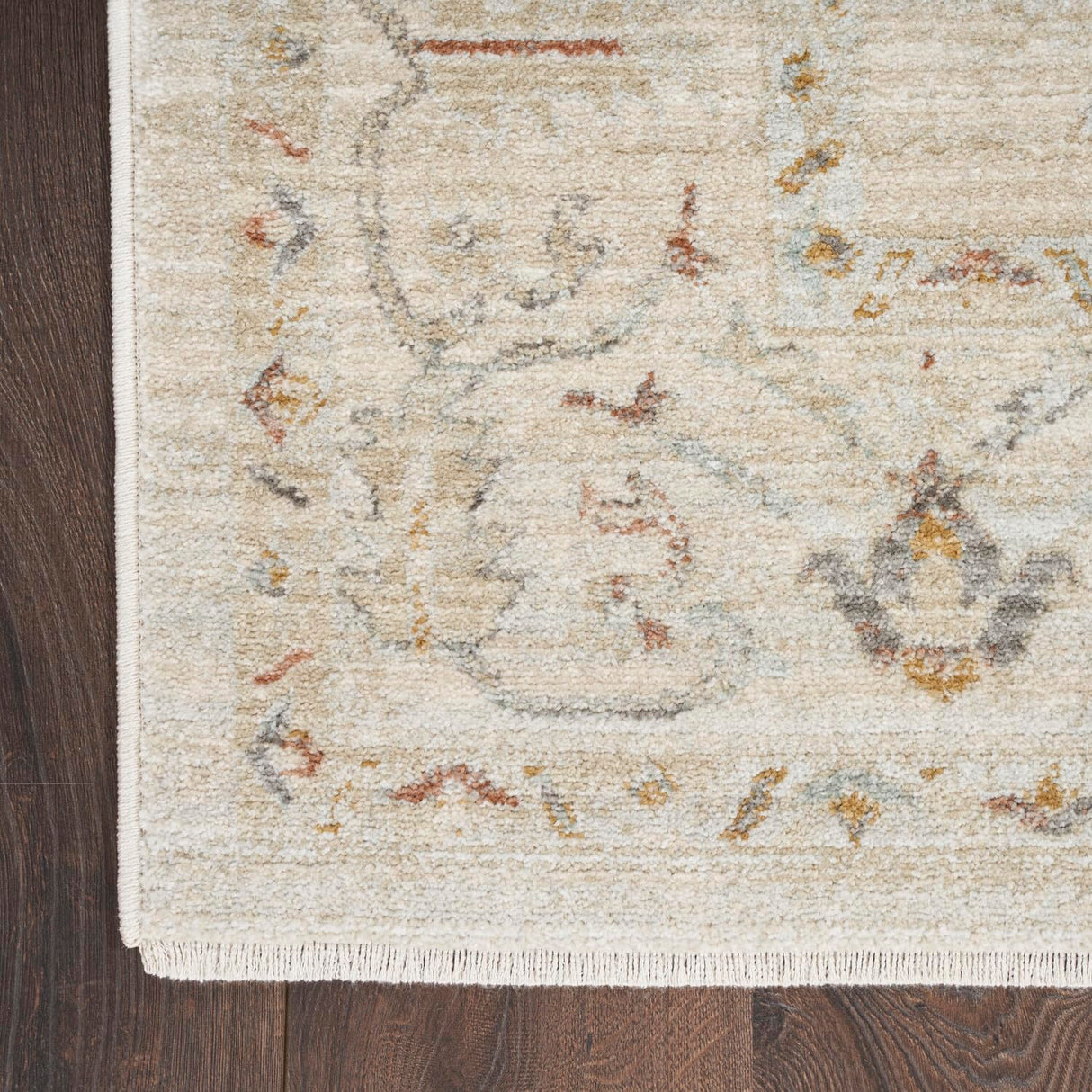 Nourison Traditional Home Traditional Beige 2'6" x 4'6" Area -Rug, Easy -Cleaning, Non Shedding, Bed Room, Living Room, Dining Room, Kitchen (3x5)