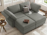 Modular Sofa Bed Sectional Sleeper Sofa Convertible Sectional Couch Bed Set Reversible