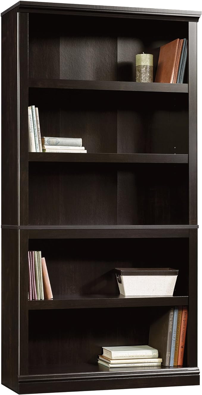 Miscellaneous Storage 5 Split Bookcase/Book Shelf, L: 35.28" x W: 13.23" x H: 69.76"