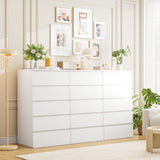 White Dresser, 5 Drawer Dresser Tall White Dresser with Large Storage Space