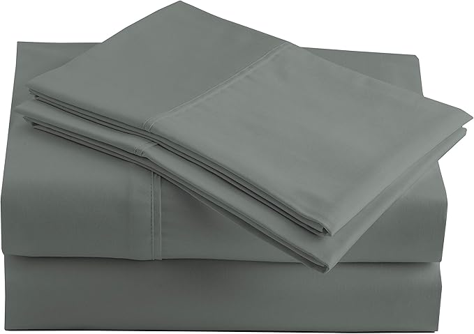 285 Thread Count Percale 3 Piece Bed Sheet Set - 100% Peruvian Pima Cotton
