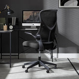 Ergonomic Mesh Office Chair with Lumbar Support Pillow & Retractable Footrest