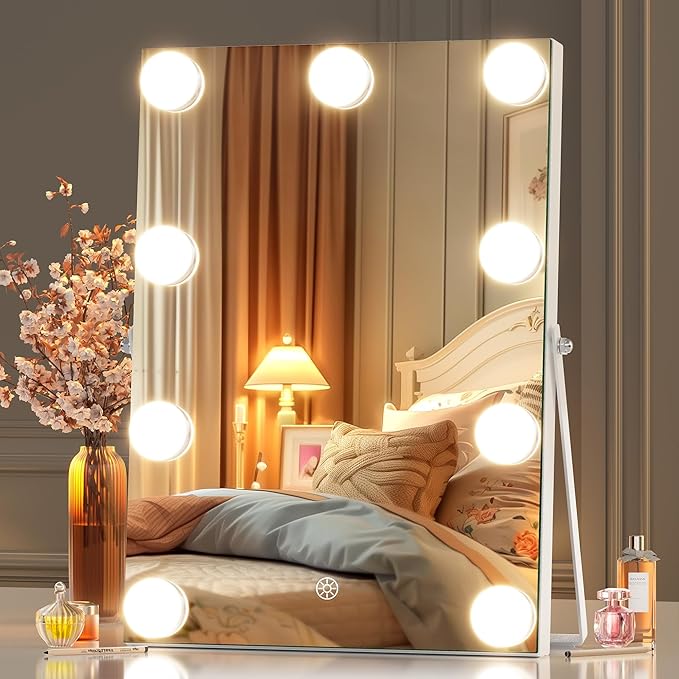 Vanity Mirror with Lights and Bluetooth Speaker,  Hollywood Mirror
