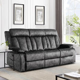 Reclining Loveseat-Power Reclining Loveseat with Console,Double Recliner Loveseat