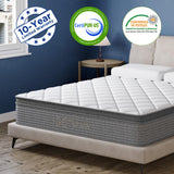 Queen Mattress, 12 Inch Cooling-Gel Memory Foam in a Box, Motion Isolation